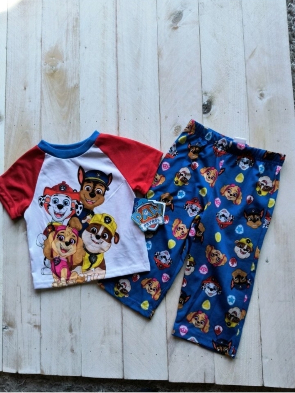 Paw Patrol Nickelodeon 2 Piece Set Boys Toddler Pajamas Size 2T NWT